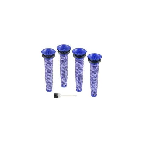 Filtres de rechange pour aspirateurs sans fil Dyson V6, V7, V8, DC58 et DC59 Animal Absolute : 4 préfiltres lavables, compatibles avec la référence 965661-01. (1/5)