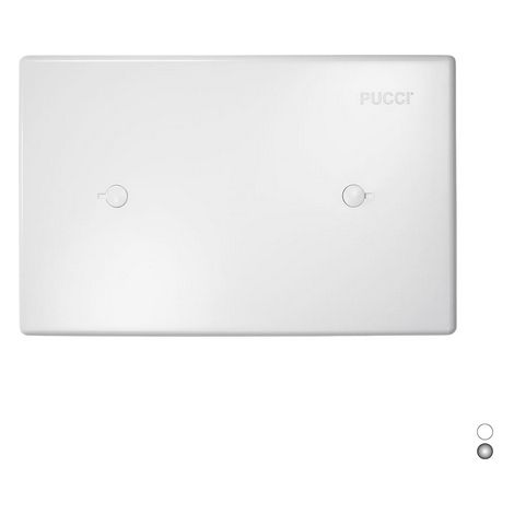 PLACCA DI COPERTURA PER CASSETTA INCASSO PUCCI PNEU MOD.2011- Bianca- PUCCI- pezzi 1
