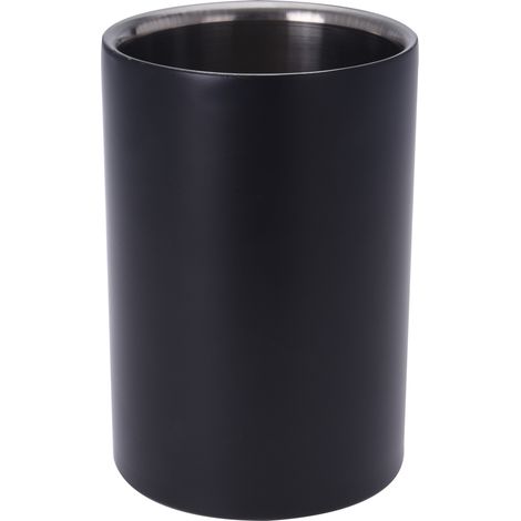 Tomado COOLER Portabottiglie in acciaio inox nero compatto e moderno
