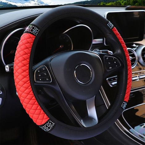 Copertura volante in pelle, in GRADO di trapano universale, accessorio interni per auto antiscivolo (1/4)
