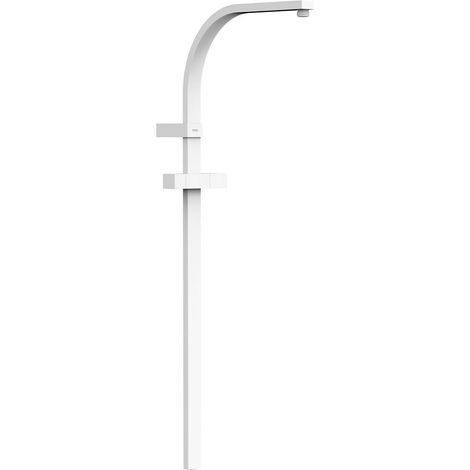 TRES 03463506BM OVER-WALL Barra de Ducha Adaptable a Grifo Termostático Mural con Conexión Compatible Color Blanco Mate - ref: 03463506BM