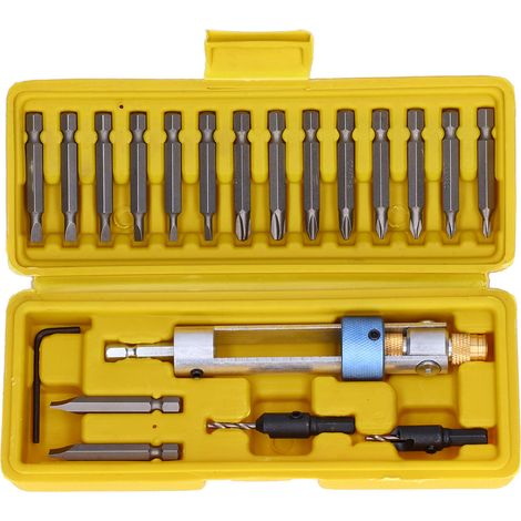 Schraubenausdreher-Bohrschrauber-Set mit HSS-Schraubendreherbit für elektrische Bohrmaschinen (1/5)
