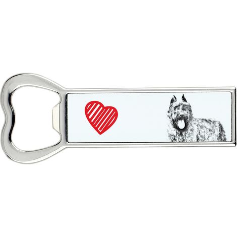 Bouvier des Flandres - un apribottiglie con un cane, un apri-frigo personalizzato, un regalo unico per uomo di Art-Dog (1/5)