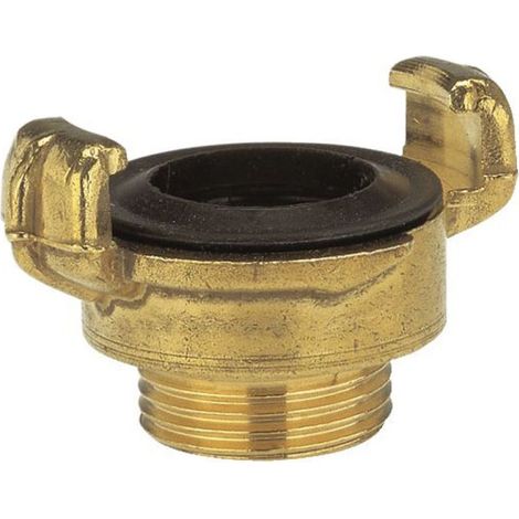 GARDENA 07114-20 Messing Klauenkupplung-Gewindestück Klauenkupplung, 26,44 mm (3/4") AG