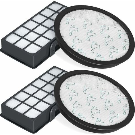 Lot de 2 Filtres HEPA pour Rowenta Silence, Filtre de Rechange Accessoires ZR903701, Force Cyclonic 4AAAA RO7647EA RO7663EA RO7676EA RO7681EA (Modèle RO76xx) Aspirateurs H246, (1/4)