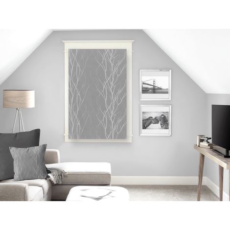 Brise bise 60x90 cm LIANE gris, par Soleil d'ocre
