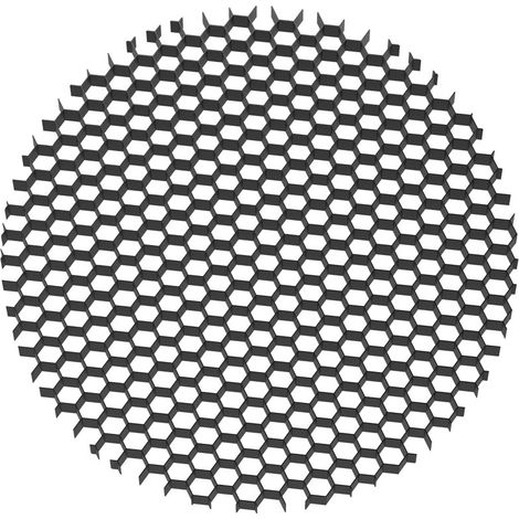 Griglia Antiabbagliamento Focus Led Per Proiettore Alluminio Nero Diametro 4,2Cm