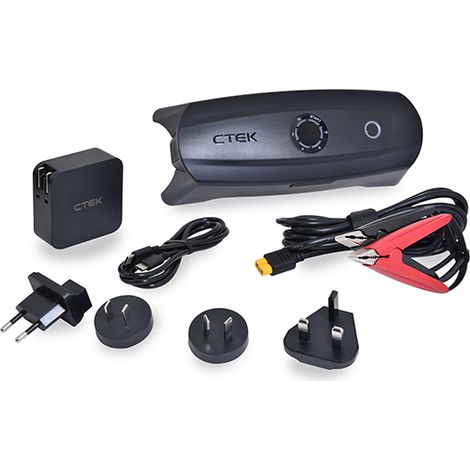 Chargeur de batterie moto 12V 20A – Technologie Adaptive Boost – Compatible plomb-acide et lithium – Affichage état de charge – Ctek (1/10)