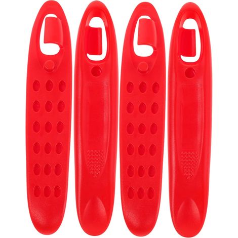 Kit de changement de pneus de vélo en 4 pièces, outil durable, indispensable pour les VTT et les vélos de route. (1/5)