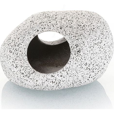 1 grotte en céramique pour aquarium, dimensions 8,3×6,7×5,5 cm et 8×5,5×4,5 cm, couleur violette, refuge pour crevettes et cichlidés (1/5)