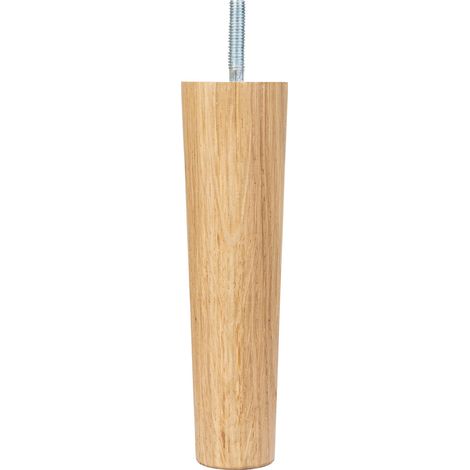 Gamba per divano Lido in faggio naturale 4,5x16,5 cm