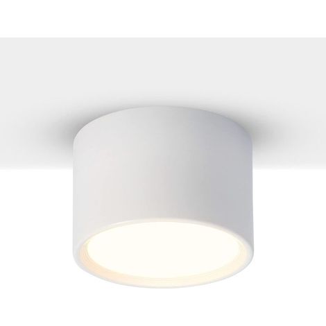 Spot plafond LED blanche Blanc Chaud 3000K 12W Luminaire Plafonnier salon salle à manger cuisine couloir chambre Φ8,5CM (1/5)