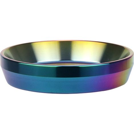 Pulverdosiertrichter aus Aluminiumlegierung mit Spritzschutz, universelle Ringe für Kaffeezubereitung zu Hause und in der Gastronomie, 58 mm/2,3 Zoll, leuchtende Farben (1/2)