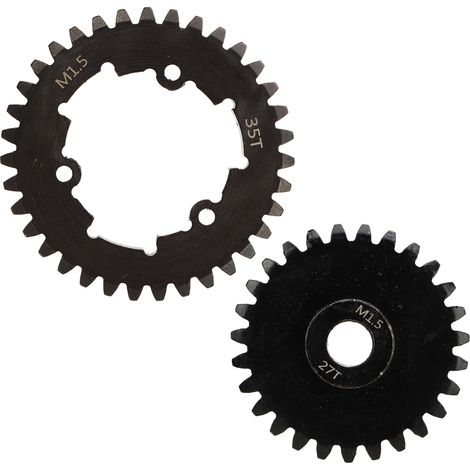 Pignon droit 35 dents en acier résistant à l'usure, finition soignée, M1.5, pour TRAXXAS 1/5 6S 27T (1/5)