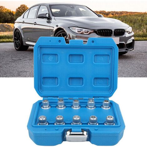 SET DI CHIAVI PER DADI DI BLOCCAGGIO DELLA RUOTA DA 10 PEZZI PER BMW