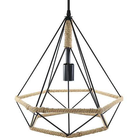 Lampe Pendante Industrielle à Cage, Suspension pour Café, Salle à Manger et Loft (1/5)