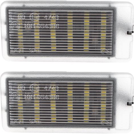 Juego de 2 luces LED para interior/guantera/maletero de Nissan Juke, Leaf, Murano, Rogue y Versa (1/2)
