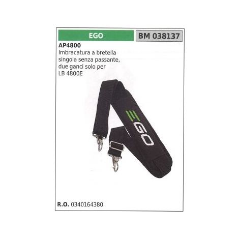 Arnés simple EGO sin gancho para LB 4800E
