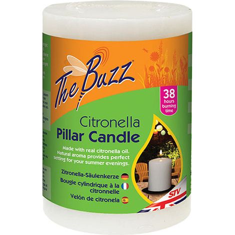 Zero In Citronella Pillar Candle (1/2)