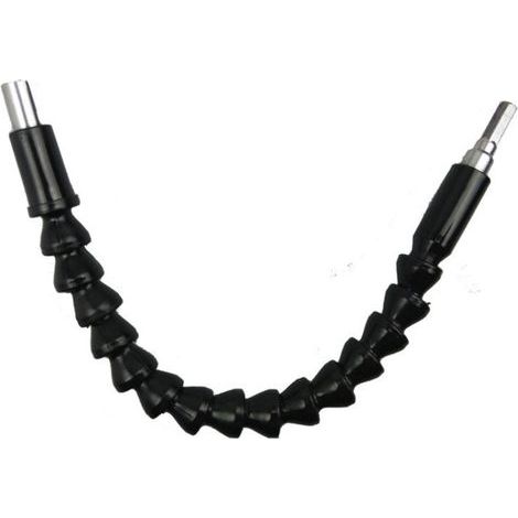 Kaelt - Flexible perceuse visseuse electrique et tournevis-Aimanté 360° rallonge à cardan 295mm avec embout mandrin pour renvoi angle à 90° plus (1/5)