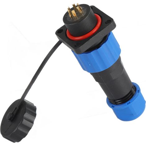 Prise Industrielle IP68 Étanche Connecteur d'Aviation Carré SP166 (250V 5A) (1/5)