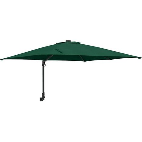 Parasol de jardin vert 248,5 x 247,5 x 160 cm (1/5)