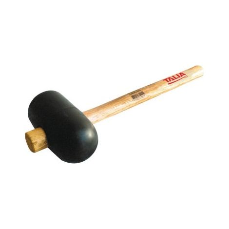 Maillet de carreleur caoutchouc dur noir 90 mm TALIAPLAST