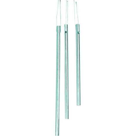 Carillons extérieur 3 tubes aluminium 5mm ø, 12,14,16 cm, argent, 2536100