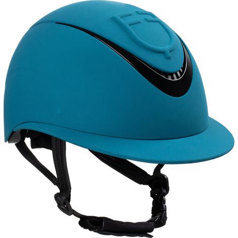 TAGLIA S EQUESTRO Cap VISIERA LARGA BLUE CORAL CASCO EQUITAZIONE (1/3)