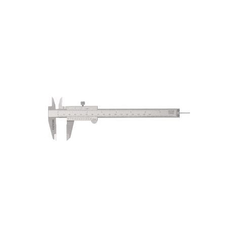 Calibrador  de  bolsillo  DIN  862  150mm  con  tornillo  de  ajuste  sin  paralaje  TECWERK (1/5)