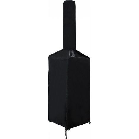 Housse de protection noire pour four à pizza d'extérieur, imperméable et anti-poussière, coupe-vent et anti-poussière (1/5)