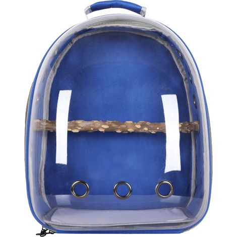 Sac À Dos Pour Oiseaux - Capsule Transparente En Polycarbonate - Ventilation Et Visibilité Panoramique - Pour Transport En Intérieur Ou En Extérieur - 1 Pièce (1/3)