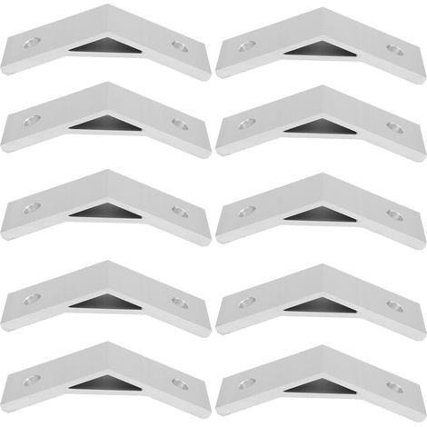 10 supports d'angle 135° en alliage d'aluminium, équerres de connexion pour profilé 4040 (1/5)