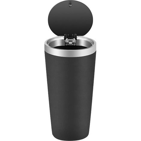 Poubelle de voiture, poubelle de poche durable, lavable et étanche, mini poubelle porte-gobelet avec couvercle pour voiture (1/5)
