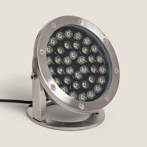 Foco Sumergible LED 36W Superficie 12V DC 4000K Blanco Neutro