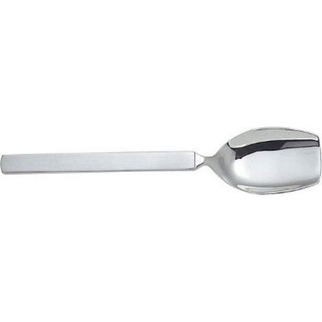 Alessi 4180/22 Dry Cucchiaino da Gelato in Acciaio Lucido con Manico Satinato, Set da 6