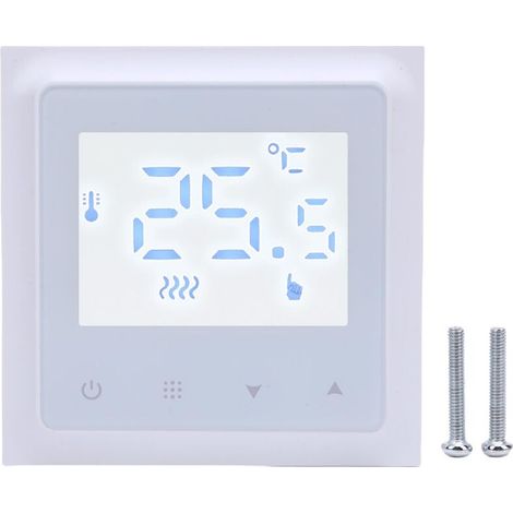 Thermostat numérique WiFi intelligent, Programmable, contrôle tactile, contrôleur de température pour la maison, rétro-éclairage blanc (1/5)