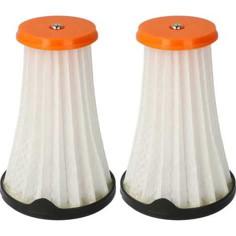 vhbw 2x Lamellenfilter Innenfilter kompatibel mit AEG AG 6106, AG 5112, AG 6118, AG 6114, AG 6108, CX7-1-FLEX Nass-/ Trockensauger