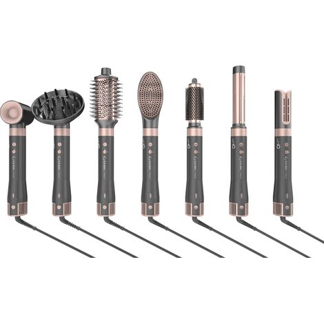 GA.MA Multistyler UniQ Vibrance Airflow Gris, Rose 1500 W 1,8 m