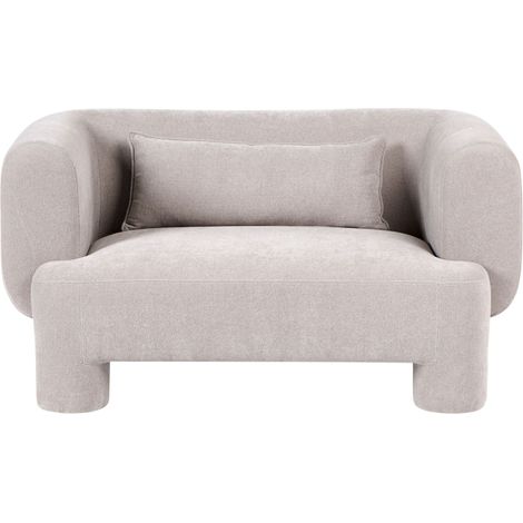 Sofa 2-Sitzer HOGBO Stoff Beige