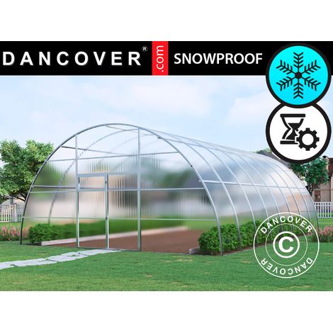Gewächshaus aus Polycarbonat, Strong NOVA 48m², 6x8m, Silber - Dancover
