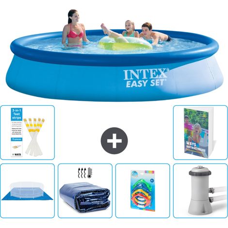 Intex Piscina Easy Set Rotonda - 396x84 cm - 7-pezzi  S46