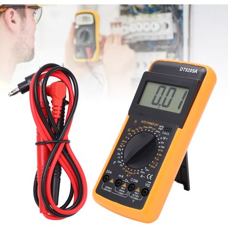DT9205A Digitalmultimeter – Multifunktionales Kondensator- und Widerstandsmessgerät – Hohe Präzision (1/5)