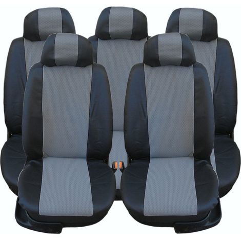 Sitzbezüge/Polster für 5 Einzelsitze für VW Touran, Sharan, Ford Galaxy, Citroën C8, Peugeot 307SW, Citroën C4 Grand Picasso Pe