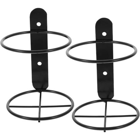 2 Stück Rotweinflaschenhalter – Wandmontierter Weinflaschenhalter aus Metall – Wandflaschenhalter für Restaurants, Hotels und Bars (1/5)