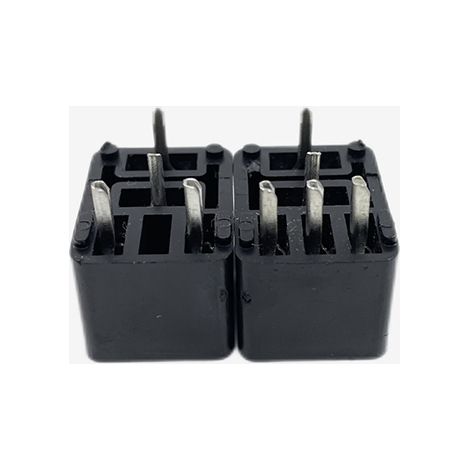 Universal automotive relay socket, purple, star-shaped pins, 4-pole, 40 A--DTEKGAZ