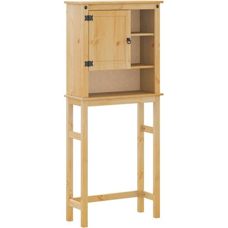 Mueble de baño para lavadora Corona madera maciza de pino vidaXL