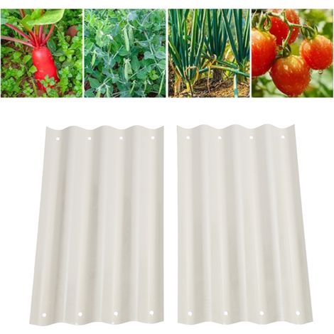 Huerto elevado para montar uno mismo, kit de extensión blanco marfil para macizos de flores y hortalizas, material: acero y tornillos de acero inoxidable 304, dimensiones: 50 x 28 cm (1/5)