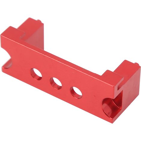 Support de servo RC 1 pièce, siège de direction en alliage d'aluminium pour voiture RC WLtoys 144001 1/14 (rouge) (1/5)