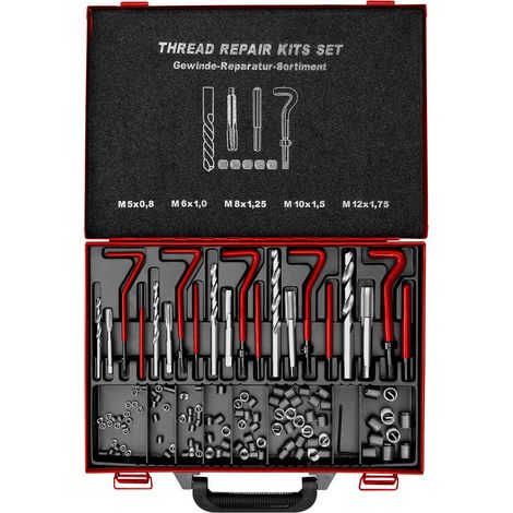 Kit riparazione filetti elicoidi m5-m12 Holzmann grsm5-12